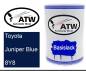 Preview: Toyota, Juniper Blue, 8Y8: 500ml Lackdose, von ATW Autoteile West.